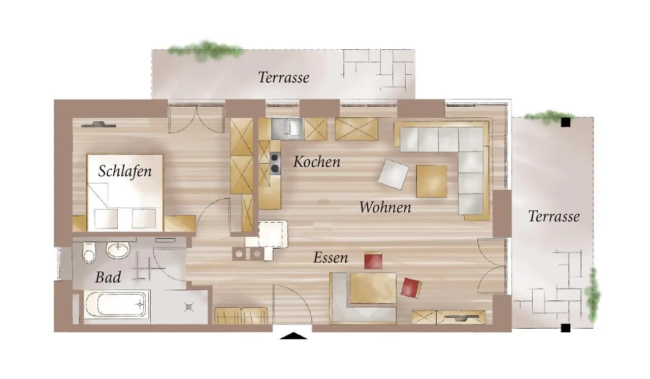 Apartment Ferienwohnungen Im Rosengarten Inkl. Chiemgaukarte Ruhpolding